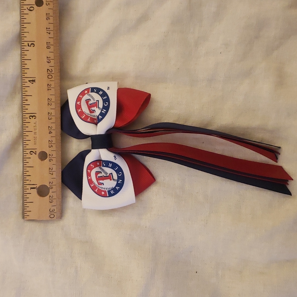 ⚾️Texas Rangers Hair Bow - Picture 5 of 5